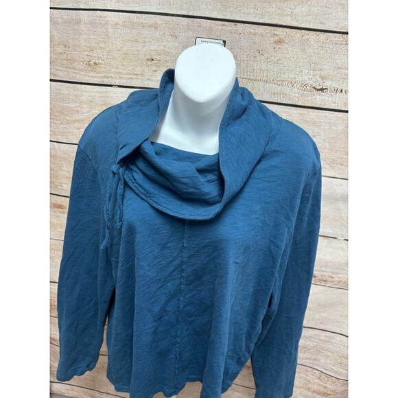 Habitat Sweater Womens Size XL Long Sleeve Blue Pullover Winter Casual - Picture 4 of 12